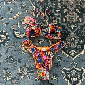 Strawberry Milk Mob Bikini - Bottoms Only